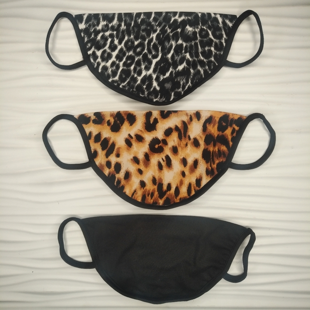 Face masks - fabric facial masks - 3 pack - NEW